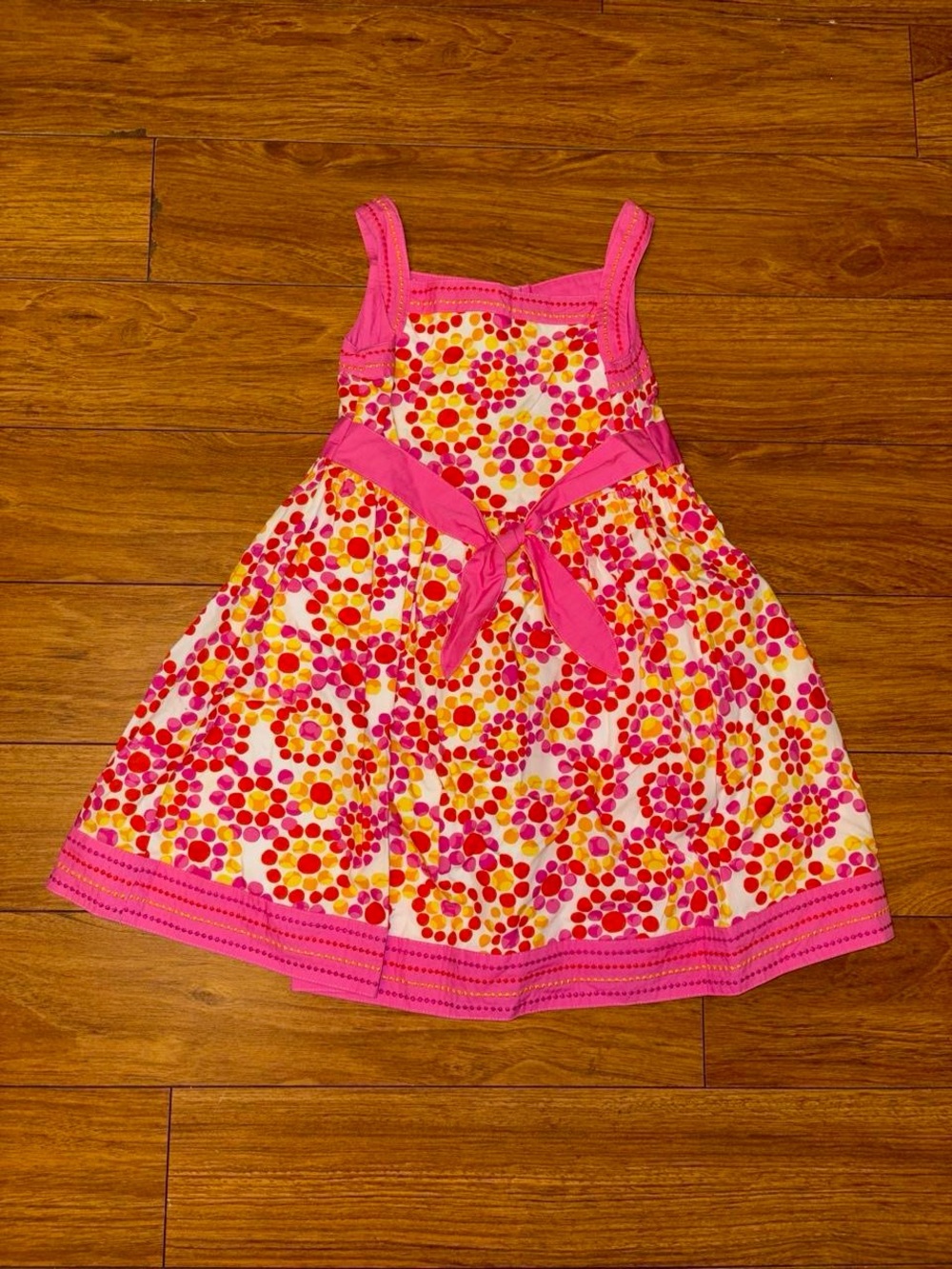 Y2K dress with polka dot floral design